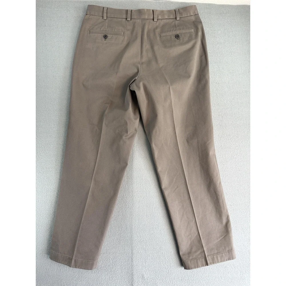 Brooks Brothers 346 Pants Mens 38x30 Brown Classic Fit Advantage Chino Clark